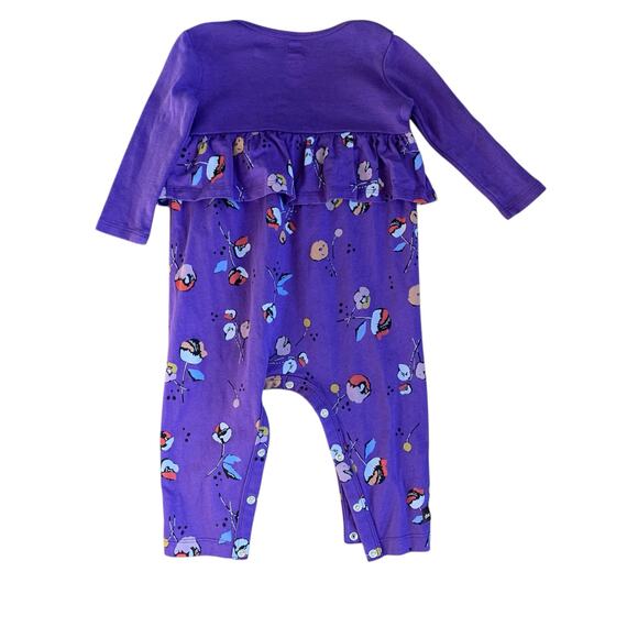 Tea Collection Floral Ruffle Romper - Picture 3 of 5